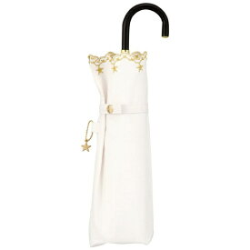 ワールドパーティー｜WPC. 日傘 折りたたみ傘 遮光星柄スカラップ ミニ オフ 801-19720-102 [晴雨兼用傘 /50cm]