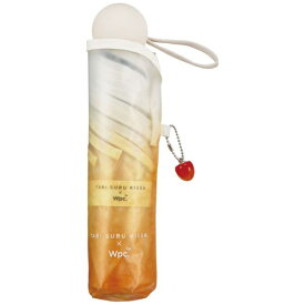 ワールドパーティー｜WPC. 雨傘 折りたたみビニール傘 旅する喫茶×Wpc．クリームソーダアンブレラ ミニ オレンジ PT-TA004-002 [雨傘 /50cm]