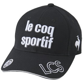 ルコック｜le coq レディース 定番ロゴキャップ(フリーサイズ：頭回り56.5cm/ブラック) QGCVJC00【返品交換不可】
