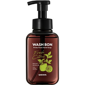 サラヤ｜saraya WASH BON（ウォシュボン）プライムフォーム 本体 500mL フレッシュシトラス