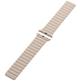 ELECOM｜エレコム Apple Watch用マグネットバンド（41/40/38mm） ベージュ AW-41BDMAGBE