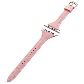 ELECOM｜エレコム Apple Watch用ハイブリッドレザースリムバンド（49/45/44/42mm） ダスティピンク AW-45BDLHVJPN