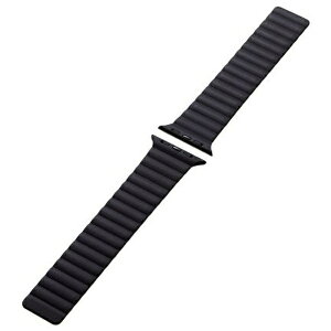 ELECOM�b�G���R�� Apple Watch�p�}�O�l�b�g�o���h�i49/45/44/42mm�j �u���b�N×�O���[�� AW-45BDMAGBK2