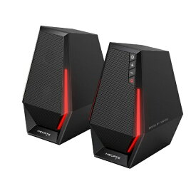 【エントリーで最大全額ポイント還元｜2/5まで】 EDIFIER｜エディファイア ED-G1500 ゲーミングスピーカー Bluetooth / USB-A / 3.5mm接続 Hecate ブラック [USB電源]