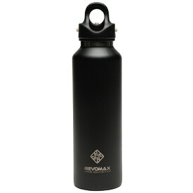 REVOMAX｜レボマックス 炭酸対応真空断熱ボトル 20oz ［592ml/ワンタッチ］ オニキスブラック DWF-20419B-JP-V3 [炭酸対応]
