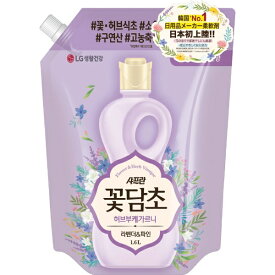 Toiletry Japan｜トイレタリージャパンインク 香りサフロン 柔軟剤 花酢ブーケガルニ 詰替 1.6L ラベンダー＆パイン