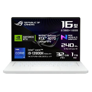 ASUSbGCX[X Q[~Om[gp\R ROG Zephyrus G16 [CgzCg GU603VI-I9R4070W [RTX 4070 /16.0^ /Windows11 Home /intel Core i9 /F32GB /SSDF1TB /2023N3f]
