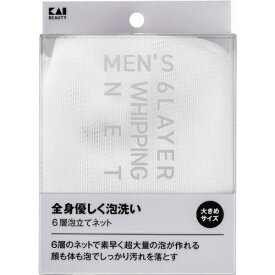 貝印｜Kai Corporation メンズ 6層泡立てネット KQ1829