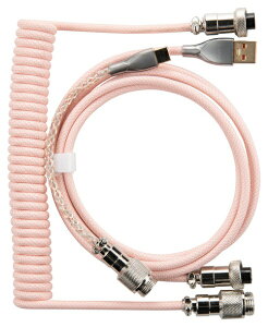 GRAPHT�b�O���t�g �L�[�{�[�h�P�[�u�� [USB-C �� USB-A(PC��) /0.17�{1.85�{1.5m] ���C�e�B���O �R�C���P�[�u�� �s���N TGR021-CA-PK