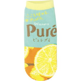 ジェイズプランニング｜J’s PLANNING お菓子柄 ソックス ピュレグミ レモン味 JGS0491