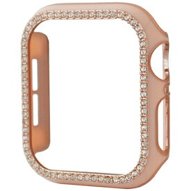 GAACAL｜ガーカル Apple Watch Series 7-8 41mm スワロフスキーフレーム ピンクローズゴールド W00065PR5