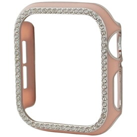 GAACAL｜ガーカル Apple Watch Series 4-6/SE1-2 40mm スワロフスキーフレーム ピンクシルバー W00065PS2