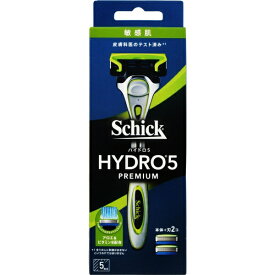 シック｜Schick ハイドロ5 プレミアム 敏感肌 ホルダー（刃付き＋替刃1コ）