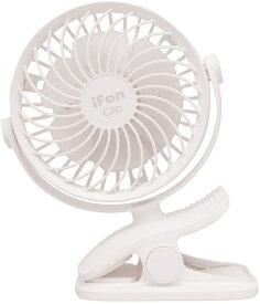 ELAiCE｜エレス パワフルクリップファン ホワイト IF-CL23WH