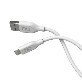 CIO｜シーアイオー シリコンケーブル USB-A to Lightning 1m ホワイト CIO-SL30000-AL1-WH