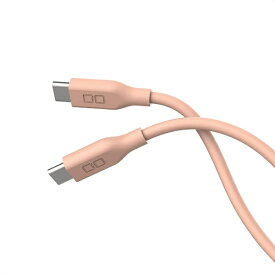 CIO｜シーアイオー シリコンケーブル USB-C to C 1m ピンク CIO-SL30000-CC1-PK