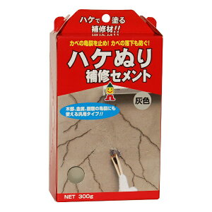 ミラコン|miracon ハケぬり補修セメント 灰色・300g MHS-02