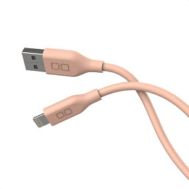 CIO｜シーアイオー シリコンケーブル USB-A to Lightning 2m ピンク CIO-SL30000-AL2-PK