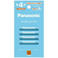 Panasonic｜パナソニック エネループ ライト 単4形ニッケル水素電池 / ライトモデル 4本パック BK-4LCD/4…