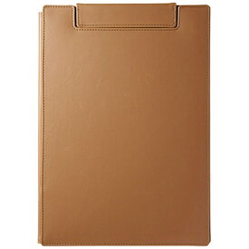キングジム｜KING JIM クリップボード(カバー付) [A4/ヨコ型] レザフェスU キャメル 1932LU-CA
