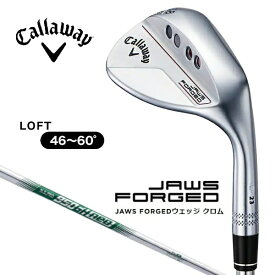 キャロウェイ｜Callaway ウェッジ JAWS Forged Wedge23 ジョーズ フォージド ウェッジ23 クロム 48.0°Cグラインド バンス角：10.0° 《N.S.PRO 950GH neo(S)》