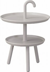 東谷｜AZUMAYA クッカ　サイドテーブル(φ42×H55cm) PT-88LGY グレー