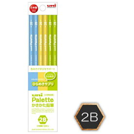 三菱鉛筆｜MITSUBISHI PENCIL uni Palette(ユニパレット) かきかた鉛筆 ひらめきサプリ K5631N2B [2B /12本（1ダース）]
