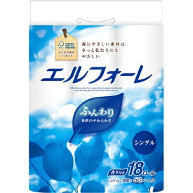 大王製紙｜Daio Paper エルフォーレ トイレットティシュー 18ロール シングル 50m