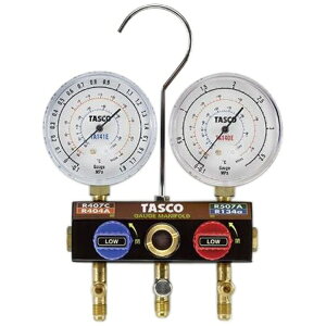 �C�`�l��TASCO�bICHINEN TASCO R404A�ER134a�p �{�[���o���u���Q�[�W�}�j�z�[���h �Q�[�W�a��80 1�� TA124EK-1