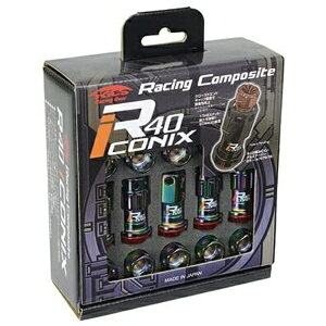 ���i�Y�ƁbKYO-EI Industrial Racing Composite R40 iCONIX ���b�N�i�b�g�Z�b�g 1.50 �l�I�N�� �L���b�v���� �l�I�N�� RI-11NR