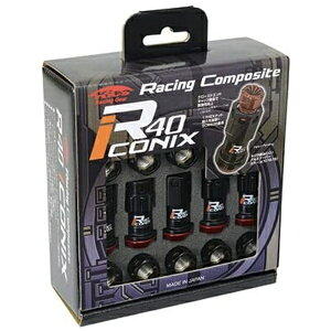 ���i�Y�ƁbKYO-EI Industrial Racing Composite R40 iCONIX ���b�N�i�b�g�Z�b�g 1.50 �L���b�v���� �u���b�N RI-11KR