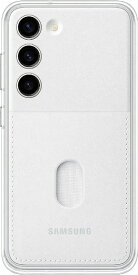 GALAXY｜ギャラクシー サムスン純正 GalaxyS23 Frame Case ホワイト EF-MS911CWEGJP