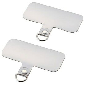 ELECOM｜エレコム スマホ ストラップホールシート ケーブル穴用 1口タイプ 2枚入り クリア P-STHD1CR