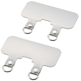 ELECOM｜エレコム スマホ ストラップホールシート スピーカー穴用 2口タイプ 2枚入り クリア P-STHD2CR