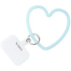 GAACAL｜ガーカル 落下防止シリコンリング ハート ブルー Z00300B