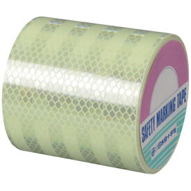 日本緑十字｜JAPAN GREEN CROSS 緑十字　高輝度蓄光反射テープ　AP1005　100mm幅×5m　屋内外兼用 072012