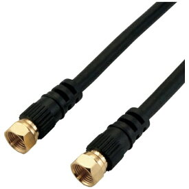 ホーリック｜HORIC 3m アンテナケーブル 両側ネジ式コネクタ ブラック HAT30-332SSBK