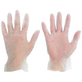 ミドリ安全｜MIDORI ANZEN PVC使い捨て手袋 ベルテプラテ831 Sサイズ 100枚 半透明 VERTE-831-S