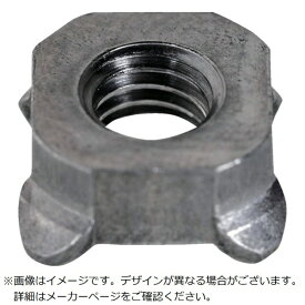 トラスコ中山｜TRUSCO NAKAYAMA TRUSCO　四角溶接ナット（パイロット無）　スチール　M4（8×3．2）　320個入　ヘキサゴンパック S095-0004 【メーカー直送・代金引換不可・時間指定・返品不可】