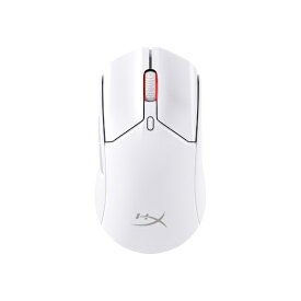 ハイパーエックス｜HYPERX ゲーミングマウス Pulsefire Haste 2 Wireless ホワイト 6N0A9AA [レーザー /有線／無線(ワイヤレス) /6ボタン /Bluetooth・USB]