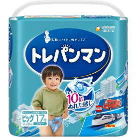 ユニチャーム｜unicharm トレパンマン ビックサイズ（12-22kg）17枚 ブルー