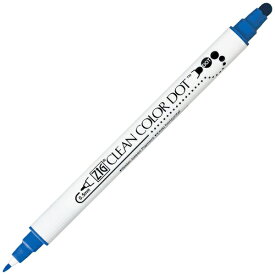 呉竹｜Kuretake ZIGクリーンカラードット 水性マーカー ブルー TC-6100-032