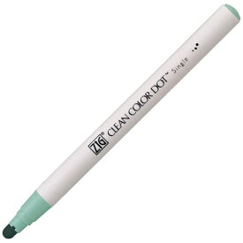 呉竹｜Kuretake ZIG クリーンカラードットシングル 水性マーカー ペールターコイズ TCSD-6100-407