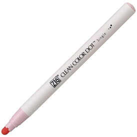 呉竹｜Kuretake ZIG クリーンカラードットシングル 水性マーカー ベビーピンク TCSD-6100-026