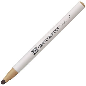 呉竹｜Kuretake ZIG クリーンカラードットシングル 水性マーカー オートミール TCSD-6100-602