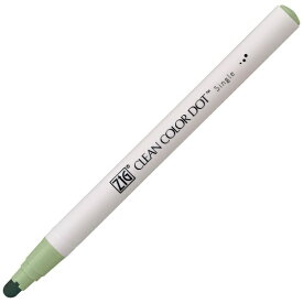 呉竹｜Kuretake ZIG クリーンカラードットシングル 水性マーカー ペールモス TCSD-6100-408