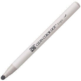 呉竹｜Kuretake ZIG クリーンカラードットシングル 水性マーカー ライトプラチナ TCSD-6100-902