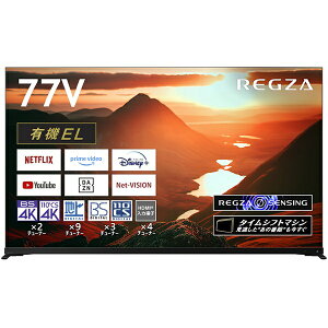 REGZA�b���O�U �L�@EL�e���r REGZA(���O�U) 77X9900M [77V�^ /Bluetooth�Ή� /4K�Ή� /BS�ECS 4K�`���[�i�[���� /YouTube�Ή�]