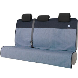 BONFORM|ボンフォーム 4101-04BL シートカバー Leeヒッコリー ラゲージ 後席兼用 サイズ:125×160cm カラー:ブルー ブルー 4101-04BL