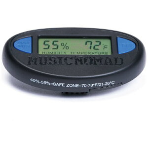 MUSIC NOMADb~[WbNm}h xExv HONE GUITAR HYGROMETER HUMIDITY & TEMPERATURE MONITOR MN312